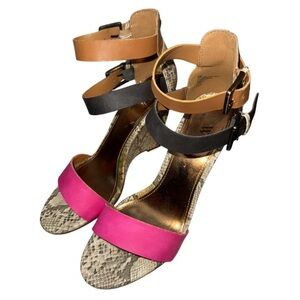 ⚫️⚫️ Worthington Vinny Wedge Heel Sandals Size 8